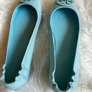 Women's Tory Burch Minnie Travel Ballet Flats in Size 6.5